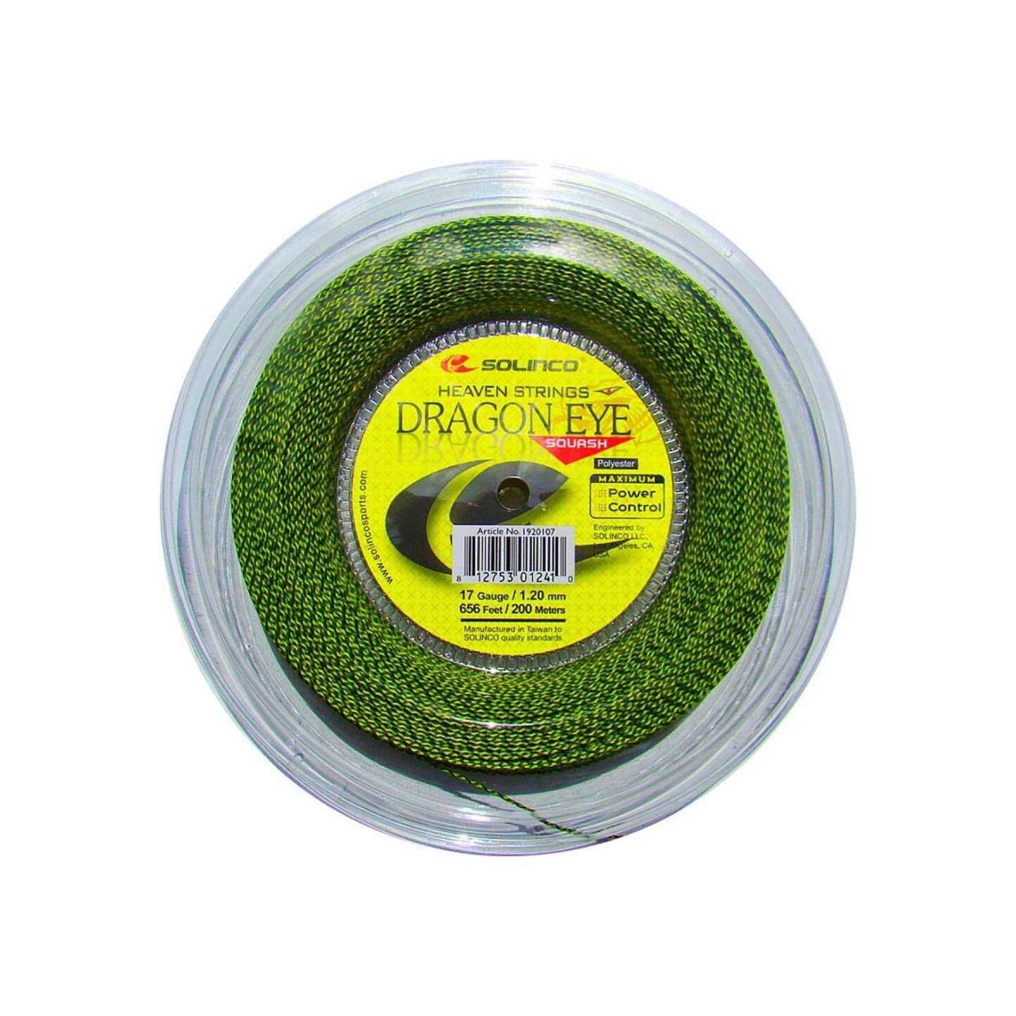 Rolo de corda Squash Solinco Dragon Eye 1.15mm 200m