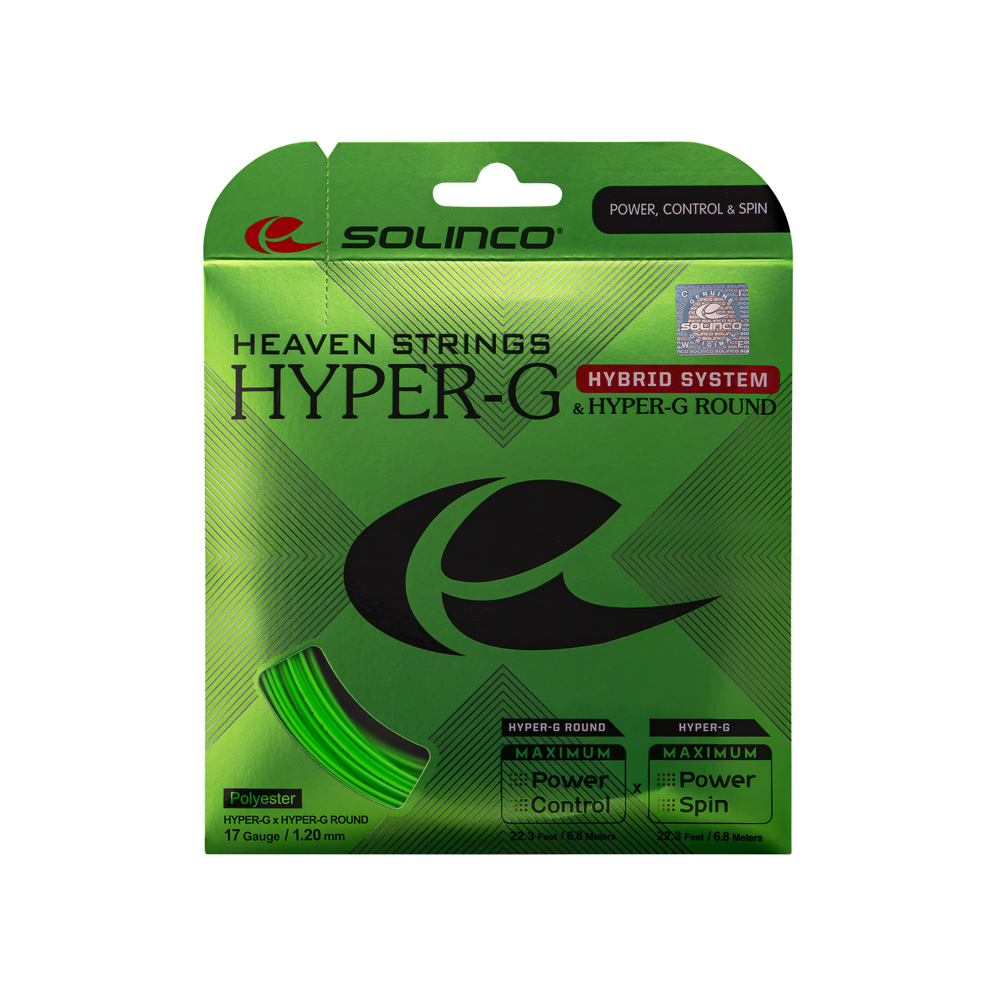 Set de corda Híbrido Solinco Hyper-G Round + Hyper-G
