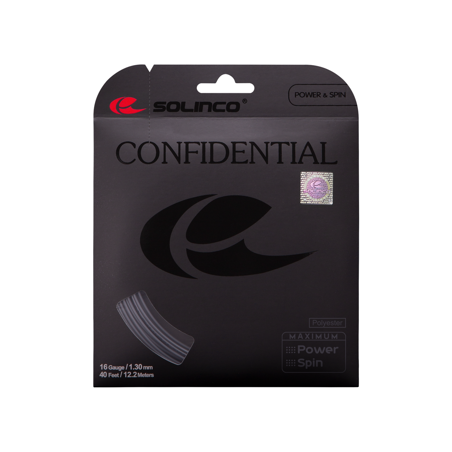 Set de corda Solinco Confidential 12m - Co-Poliéster