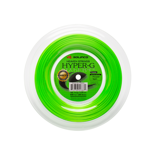 Rolo de corda Solinco Hyper-G Soft 200m - Co-Poliéster