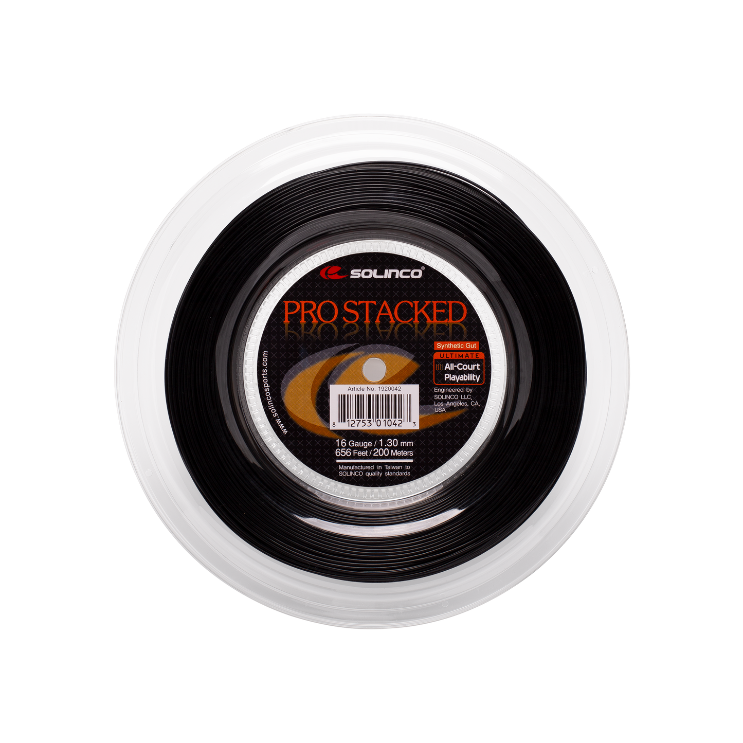 Rolo de corda Solinco Pro-Stacked 200m - Sintética