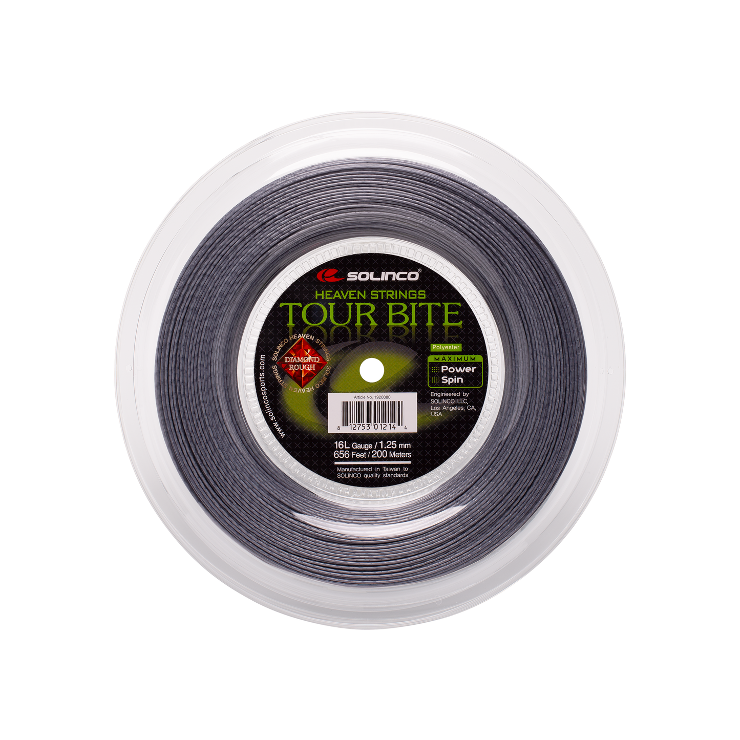 Rolo de corda Solinco Tour Bite Diamond Rough 200m