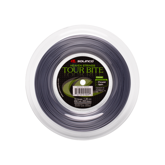 Rolo de corda Solinco Tour Bite 200m - Co-Poliéster