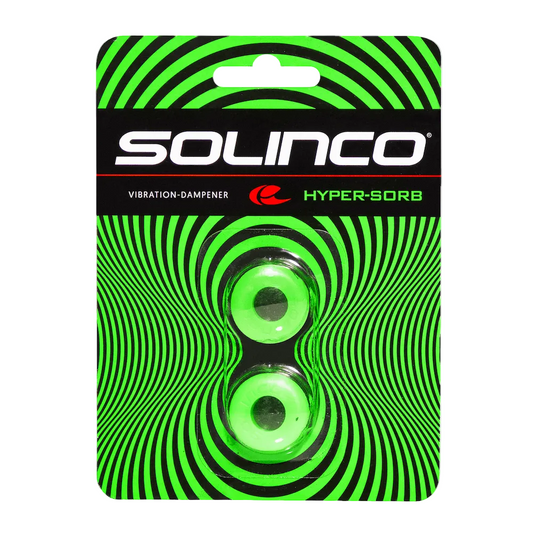 Antivibrador Solinco Hyper Sorb transparente e verde neon 